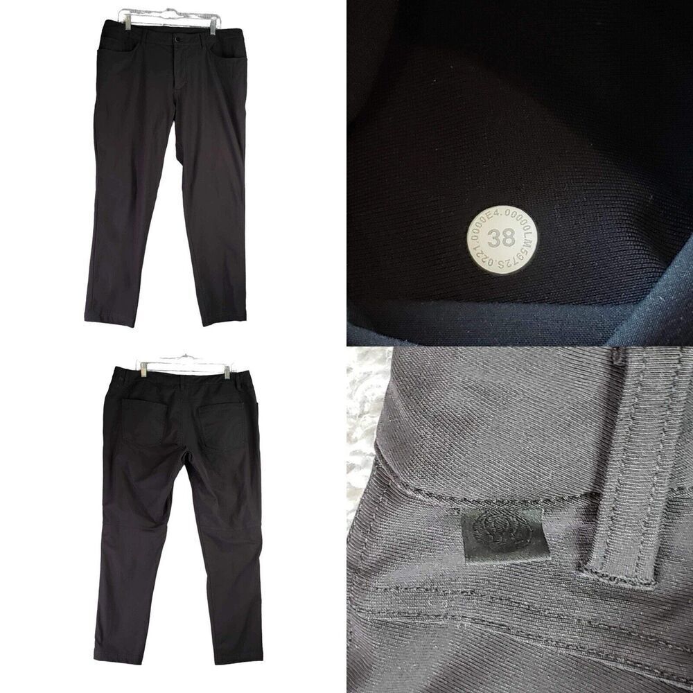 lululemon athletica Black Men's Chinos - Slim Straight